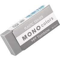 Amazon.co.jp: Tombow モノカラー消しゴム ブルー プラスチック 着色